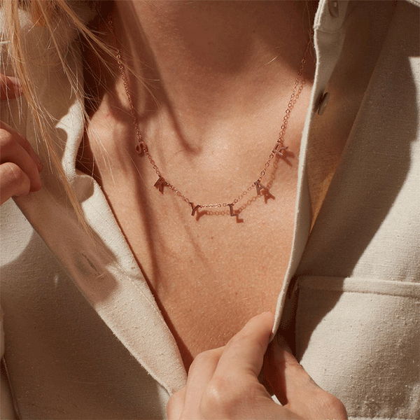 Dainty Custom Letter Necklace