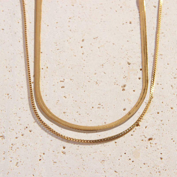 Silvia Herringbone Duo Chain
