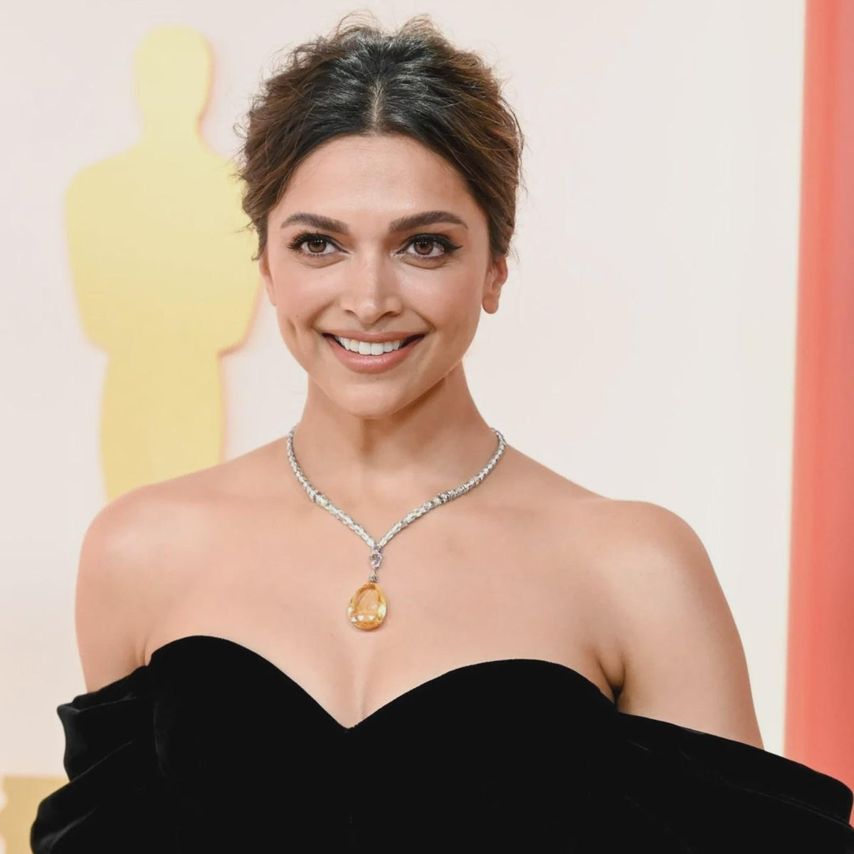 Deepika Padukone Inspired Yellow Diamond Necklace | Sabyasachi Style Jewelry | American Diamond Canary Yellow Bridal Set